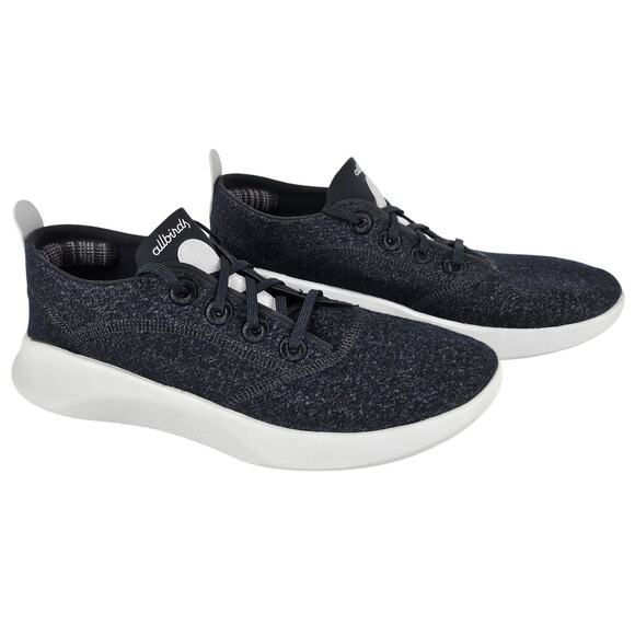 ALLBIRDS WOMEN’S WOOL RUNNER GRAY & WHITE – SIZE 8 – LIGHTWEIGHT & ECO-FRIENDLY - Picture 1 of 8